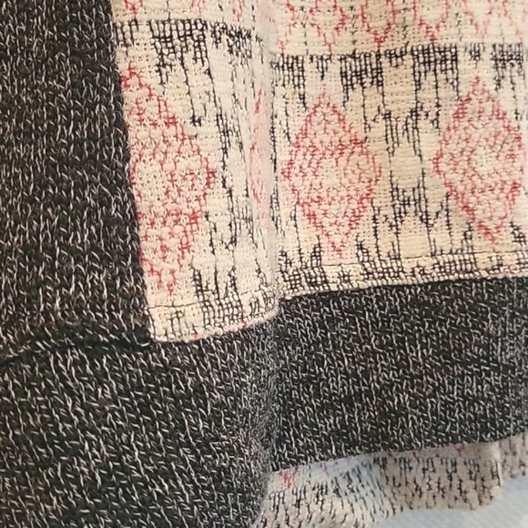 Lucky Brand Zip Sweater Cardigan soutwest asymmetrical fall size Medium - Picture 8 of 10